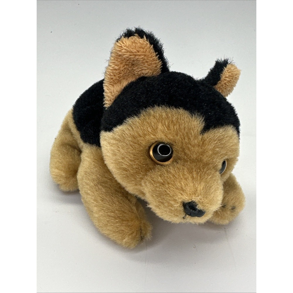 Russ Petooties Pets Alsatian German Shepherd GSD Dog Plush Toy Small 5in Brown